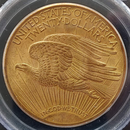 U.S.A. PCGS MS64 1924 Gold $20 Double Eagle US$3000 .96750oz