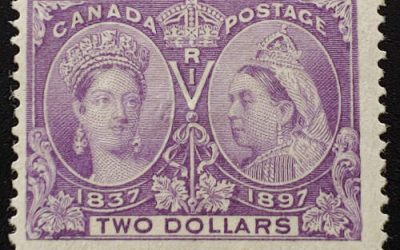 Canada #62 Fresh & Fine Mint 1897 $2 Jubilee