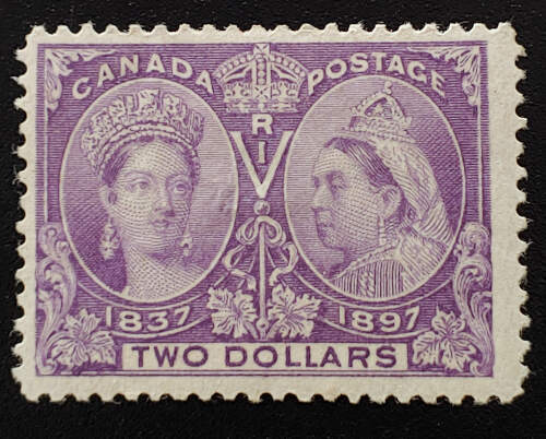 Canada #62 Fresh & Fine Mint 1897 $2 Jubilee $1000