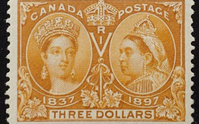 Canada #63 F/VF Mint 1897 $3 Jubilee, 2001 PF Cert.