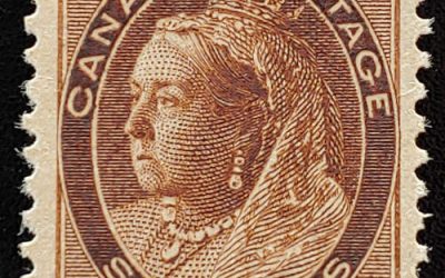 Canada #80 VF Mint 6c Brown Queen Victoria Numeral