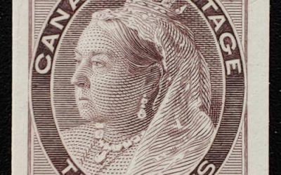 Canada #83P VF 1898 10c Brown Violet Plate Proof