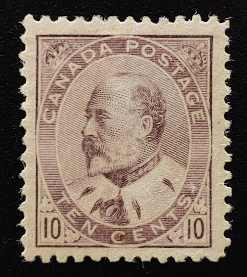 Canada #93i F/VF Mint 1903 10c Dull Lilac Edward VII $500
