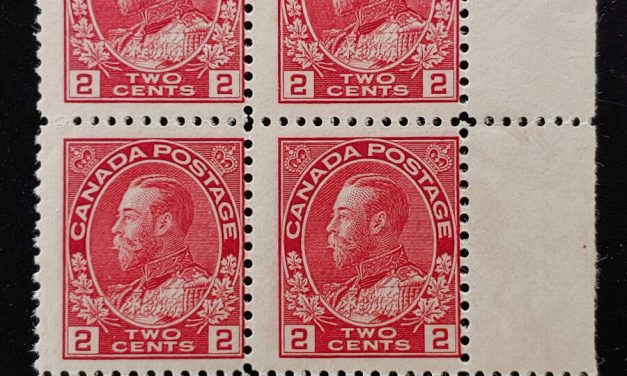Canada #106LW Fine stamps NH LR 2c Inverted Type C Lathework Blk