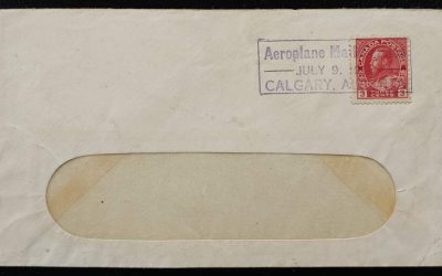 Canada #109 9 July 1918 Calgary 3c Stinson Flight Cover