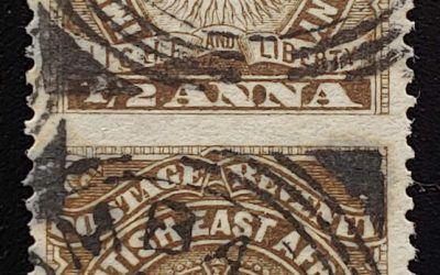 B.E.A. #14d Fine 16 Ja 1894 Used 1/2a Perf by Imperf Pr, pf cc