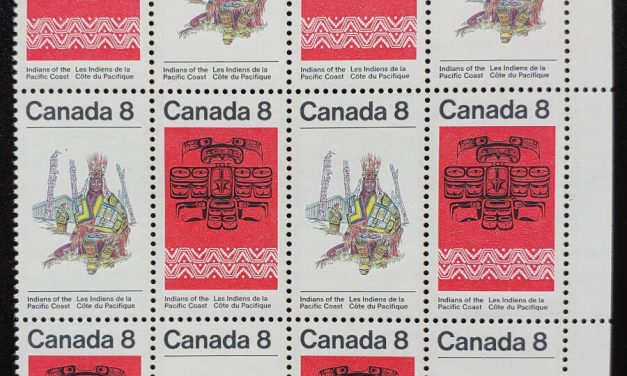 Canada #572ii Never Hinged UR 1974 8c Missing Bird in Block
