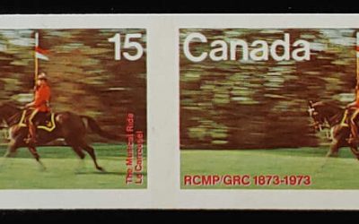 Canada #614a VFNH 1973 15c Imperf Pair