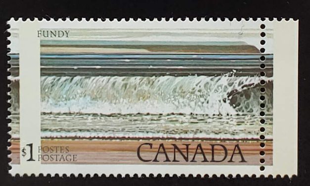 Canada #726 Never Hinged 1979 $1 Shifted Impression