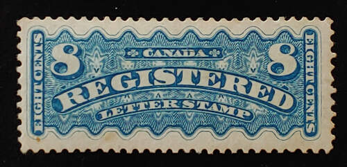 Canada #F3 F/VF Mint HR 1876 8c RLS