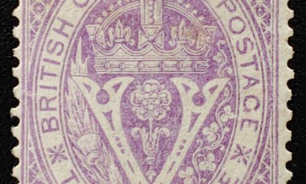 B.C. #12 Fine Mint OG 1867/71 50c owner’s backstamp $1800