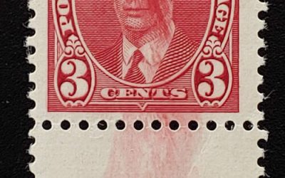 Canada #233 Never Hinged 1937 3c George VI Smear Variety