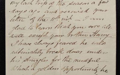 New Westminster, B.C. 28 Nov 1882 3-pg Marcus Smith letter to his wife