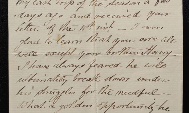 New Westminster, B.C. 28 Nov 1882 3-pg Marcus Smith letter to his wife