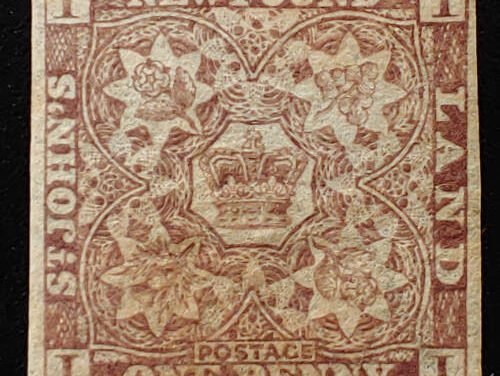 Newfoundland #15Aii VF Mint 1861/62 1d Watermarked, b/s