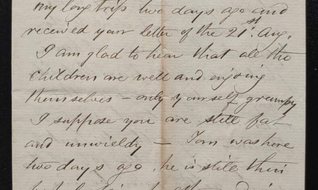 New Westminster 19 Sep 1882 3pg Marcus Smith Letter to his wife