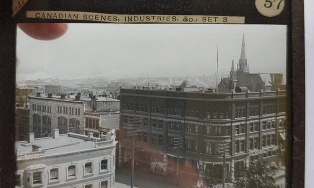 Vancouver, B.C. 3.25×3.25″ 1913 Magic Lantern Slide incl H.B.C. etc.