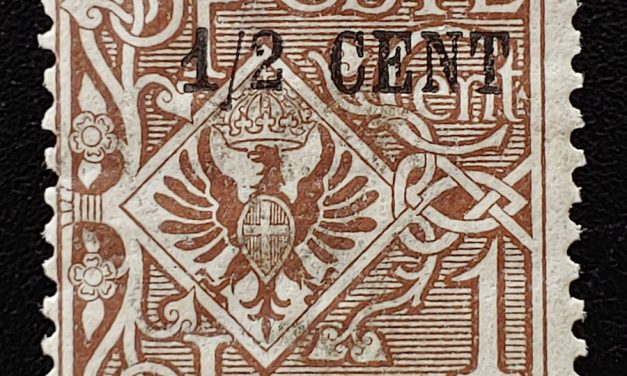 China-Italian Offices #22 Fine Mint HR 1/2c