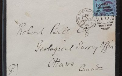 G.B. #114 23 Apr 1895 2.5d Royal Mourning Cover to Robert Bell, Cda