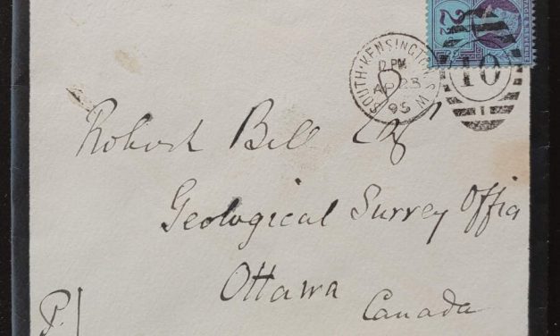 G.B. #114 23 Apr 1895 2.5d Royal Mourning Cover to Robert Bell, Cda