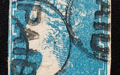 Mauritius #17 VG Used 1859 2d Laid Paper local printing