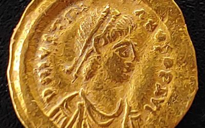 Justinian I 527-565 AD 1.48gm Gold Tremissis