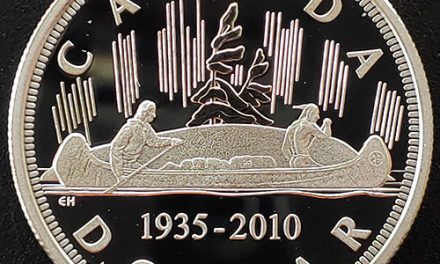 Canada Proof 1935/2010 George V Sterling Silver Dollar .749oz ASW