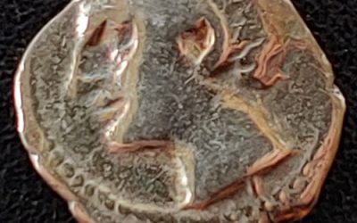 Greek Gaul-Massalia 350-150 BC .56gm Silver Obol