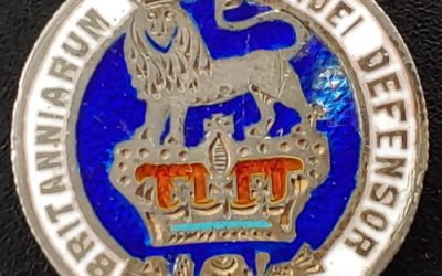 G.B. 1826 enamelled George IV Silver Shilling