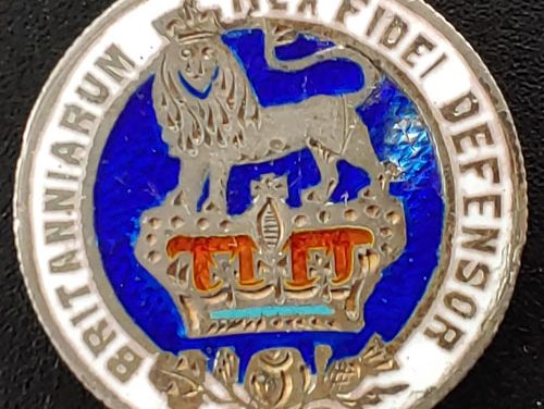 G.B. 1826 enamelled George IV Silver Shilling