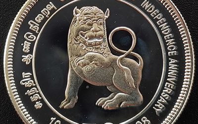 Sri Lanka Proof 1948/1998 Independence Silver 1000 Rupees .8356oz