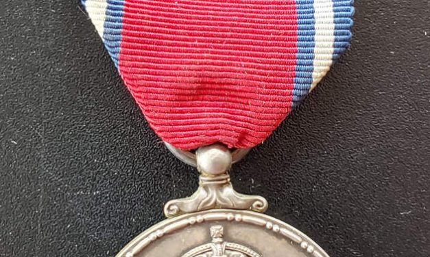 George V Silver Jubilee Medal and ribbon