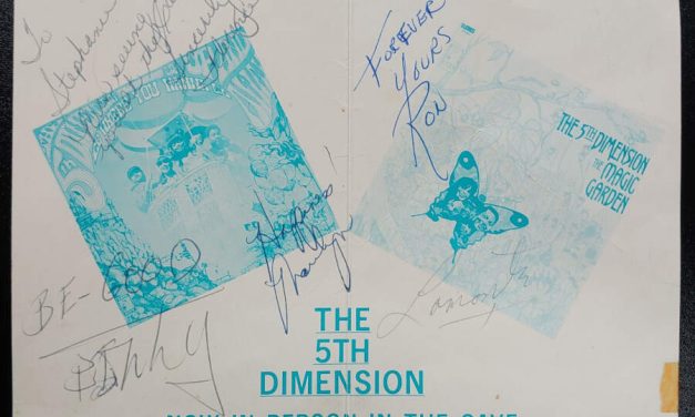 The Cave, Vancouver 1968 5th Dimension Autographed Card