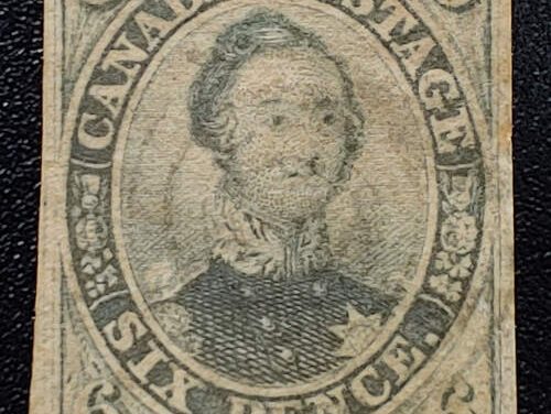Canada #5 Fine Used 1855 6d Albert