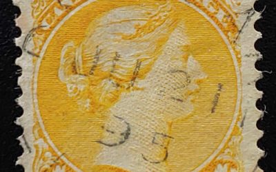 Canada #35viii Fine 21 Ju 1895 Used 1c Strand of Hair Variety