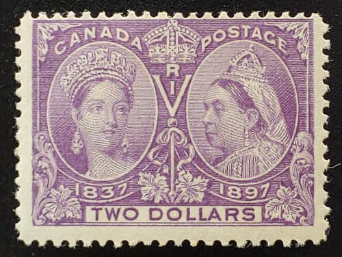 Canada #62 Fine Mint HR 1897 $2 Jubilee