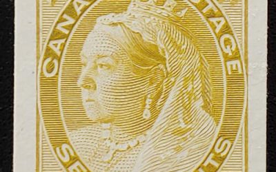 Canada #81P VF 1898 7c QV Numeral Pl. Proof only 537 issued