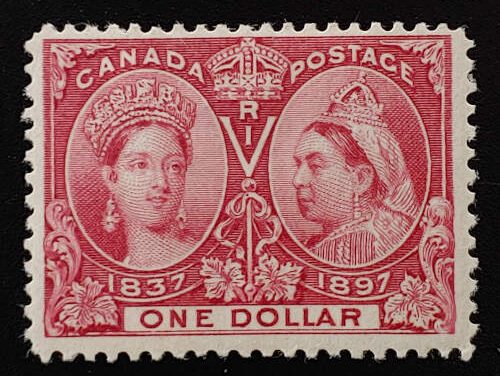 Canada #61 Fine Mint HR 1897 $1 Jubilee