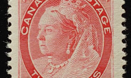 Canada #77 VF Mint 1899 2c QV Leaf Jumbo example