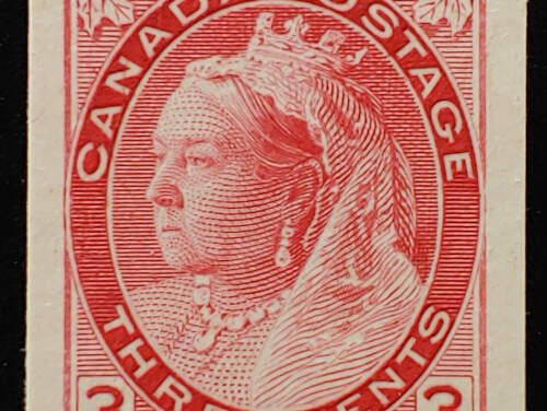 Canada #78P VF 1898 3c Plate Proof, only 459 printed