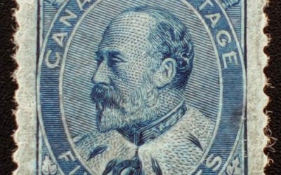 Canada #91vi VF Used 5c Major Misplaced Entry