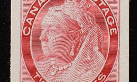 Canada #77P VF 1899 2c Carmine Plate Proof, only 551 printed
