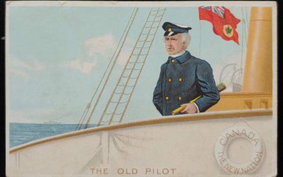 Canada The New Nation the Old Pilot Unused Laurier Postcard