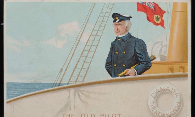 Canada The New Nation the Old Pilot Unused Laurier Postcard