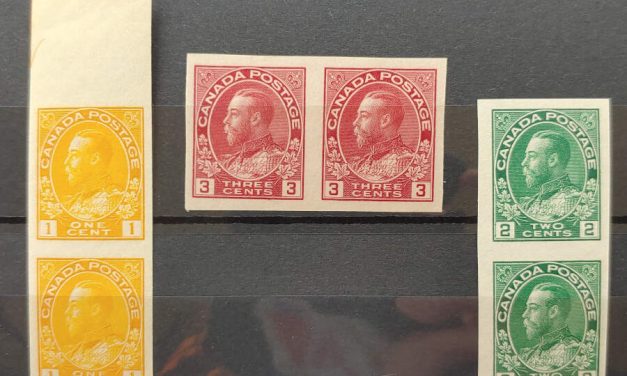 Canada #136-138 VFNH 1924 Admiral Imperf pair Set (6)