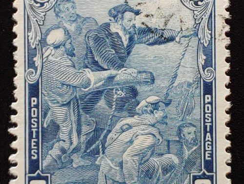 Canada #208i F/VF Used 1934 3c Burr on Shoulder Variety