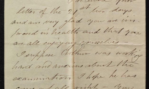New Westminster, B.C. 9 Jl 1882 4-pg Marcus Smith letter to wife