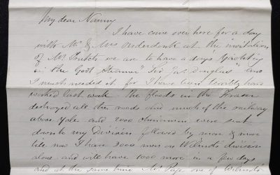 Driard House Victoria, B.C. 28 Jun 1882 Marcus Smith Letter to wife