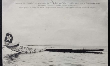America Unu Commander Byrd 1927 Transatlantic Flight Postcard
