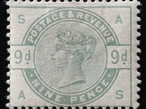 G.B. #106 VG Mint HR 1883 9d Green